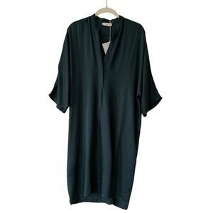 NWT Neu Nomads Kerala Dress June Bug Green Shift Minimalist Chic Style XS $219